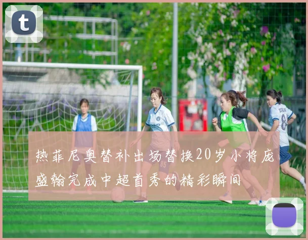 热菲尼奥替补出场替换20岁小将庞盛翰完成中超首秀的精彩瞬间